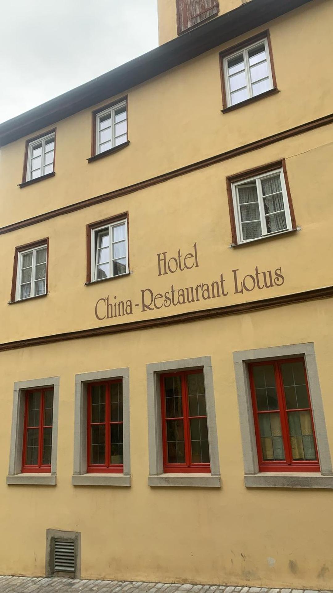 China Restaurant Hotel Lotus Rothenburg ob der Tauber Exterior foto